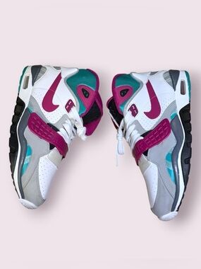 Size 9.5 - Nike Air Trainer SC 2 White Magenta